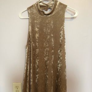 Velvet Keyhole Dress